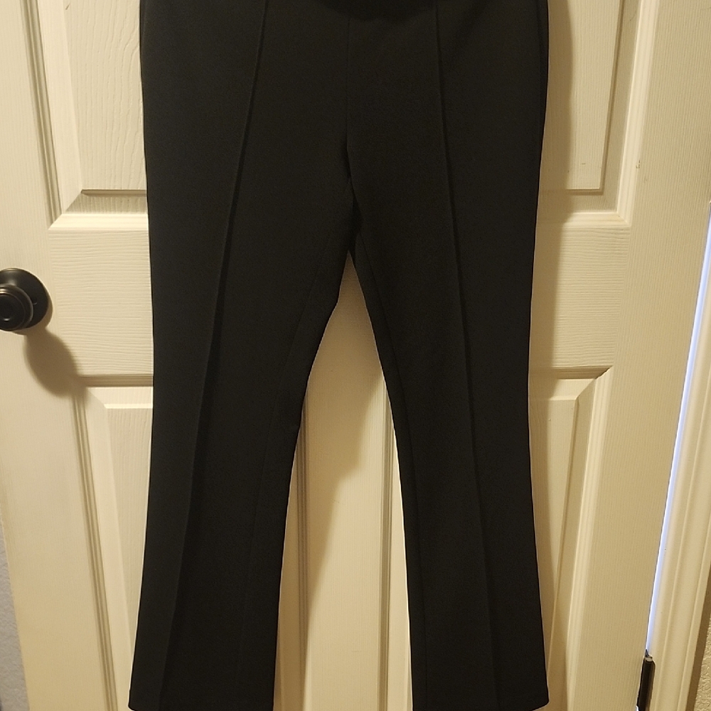 Sag Harbor Black Straight-Leg Trousers